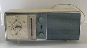 Rgs19t Rca Victor Vintage Tube Clock Radio Am Fm Mid Century Parts Repair