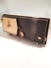 Rca Vtg Victor Tube Clock Radio Levermatic