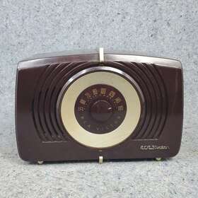 X-551 Rca Victor Tube Radio 1950s Vintage Mcm Mid Century Modern Bakelite Works