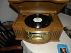 Rcd0820-oak Curdis Curtis Wooden Component System Record Player Radio Model