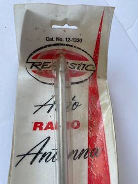 12-1320 Realistic Radio Shack Auto Antenna 3-section Telescoping Mast