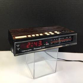 12-1555 Realistic Vintage Chronomatic 248 Model Am/fm Dual Alarm Clock Radio 12-1555 Realistic Vintage Chronomatic 248 Model Am/fm Dual Alarm Clock Radio