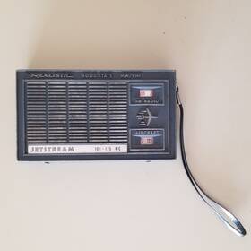 Realistic 12-626 Vtg Jetstream Solid State Radio Am/vhf Works E1 411