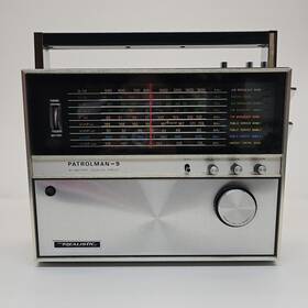 12-759 Realistic Vtg 9 Band Patrolman - Am Fm Mb Sw Vhf Uhf Radio Tested
