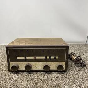 Af-15 Realistic Radio Shack Vintage Amplifier Mixer 1959 Untested As Is
