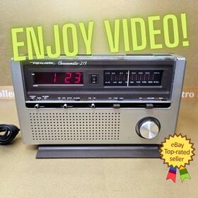 Chronomatic-219 Realistic Vintage Chronomatic 219 Am/fm Radio Alarm Clock Chronomatic-219 Realistic Vintage Chronomatic 219 Am/fm Radio Alarm Clock