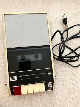 14-878 Realistic Ctr-18 Radio Shack Cassette Recorder/player Model Cat No Parts