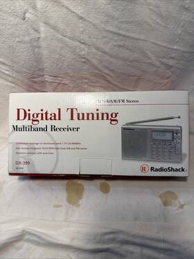 Dx-399 Realistic Radio Shack Am/fm Multiband Portable Receiver New Old Stock
