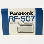 Rf-507 Panasonic Vtg Transistor Radio Am Fm Portable Nos