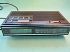 Rm5008 Sanyo Vintage Digital Clock Radio Model Wood Grain