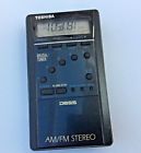 Rp-2059 Toshiba Digital Tuner Portable Walkman Style Radio Vintage