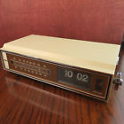 Rzs332y Rca Flip Clock Vintage Solid State Radio Century White