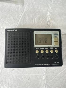 Ats-800 Sangean Am/fm Stereo Sw Portable Pll Synthesized Receiver With Manual