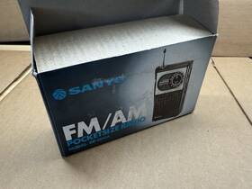 5040a Sanyo New Vintage Rare Am/fm Portable Radio Model Rp Original Box