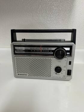 5445 Sanyo Radio Rp Am/fm Vintage Tested Working Great Condition