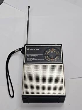 Sanyorp5115 Sanyo Working Rp5115 Am/fm Transistor Radio Ac/dc Solid State 1979-1985 Vintage