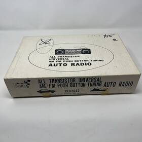 564-626430 Sears Vintage Roebuck Am Fm Car Transistor Auto Radio New Old Stock