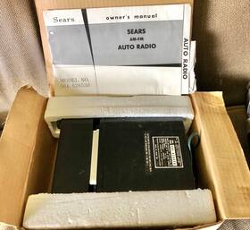 564.626530 Sears Auto Car Radio Am/fm 28-62653 - Am Works But Fm Doesnftt As Is