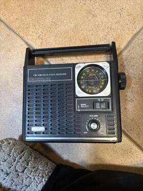 56424190800 Sears Working Vintage Am/fm Radio