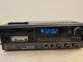 66723486750 Sears Vtg Lxi Series Stereo Cassette Am/fm Clock Radio Works Read Desc