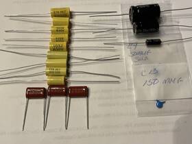 Sears Silvertone 6322 Model A.m Circa 1939 Amplifier Capacitor Replacement Kit