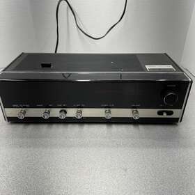 800.20210400 Sears Solid State Digi/trek11 Vintage Clock Radio Alarm Am Fm. Read Condition