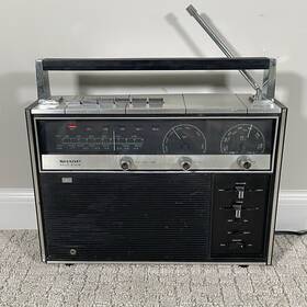 Fv-1500 Sharp Vintage Solid State 6-band Am/fm Radio Tested Vgc
