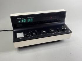 Fx-532c Sharp Vintage Electronic Digital Clock Radio 1970s For Parts/repair
