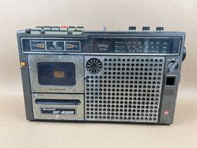 Gf-6000 Sharp Three Band Radio Mw Sw Fm And Cassette Player Parts Or Repair