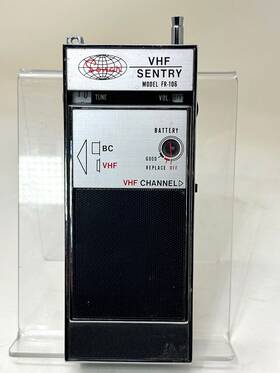 Fr-106 Sonar Vintage Vhf Sentry Model Broadcast Receiver Tested-vg Fr-106 Sonar Vintage Vhf Sentry Model Broadcast Receiver Tested-vg