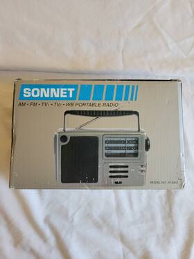 R-3312 Sonnet Radio Model Am Fm Portable - New In Box