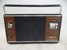 6r-33 Sony Super Sensitive 9 Transistor Radio Works 6r-33 Sony Super Sensitive 9 Transistor Radio Works