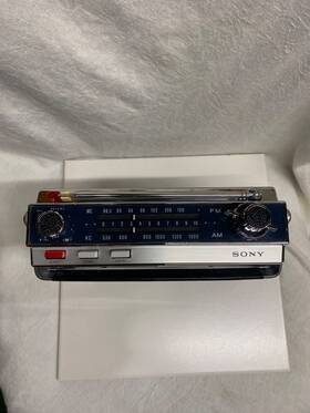7f-74w Sony Vintage Fm/am Car Convertible Radio 7f-74 10 Transistor