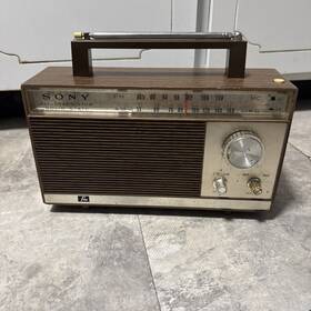 8f-31w Sony 8g-31w Vintage Am Fm Tabletop Radio No Working Mid-century Modern