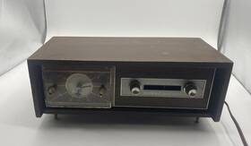 8rc-34 Sony Vintage Am Solid State Clock Radio Tested Works Rare Model Made Usa