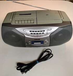 Cfd-s26 Sony Tested Cd/cassette Player/radio Stereo Mega Bass Boombox/power Cord