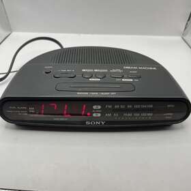 Icf-0390 Sony Vintage 1990 S Dream Machine Digital Alarm Clock Radio Tested Works