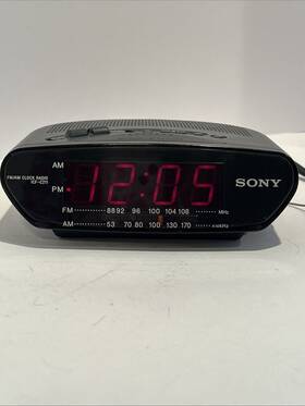 Icf-c211 Sony Icf-211 Dream Machine Fm/am Digital Alarm Clock Radio 1980s Vintage