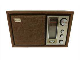 Icf-9650 Sony Vintage Am/fm Wood Tabletop Radio - Nice Shape Works