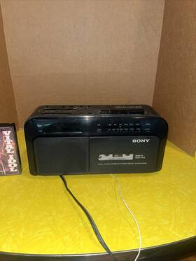 Sony Icf-c800 Dream Machine Icf-c610 Am/fm Radio Cassette Tape Player Alarm Clock Tested
