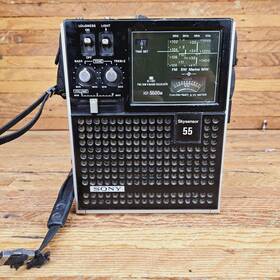 Icf-5500m Sony Icg-5500m Mw/fm/psb Receiver Model No. Good Condition. Video Read