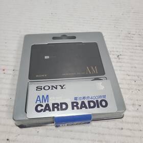 Icr-503 Sony Rare Am Card Radio Operation