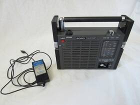 Tfm-8100wa Sony Tfm-8100 Vintage Solid Stated Radio With Power Cord. Inch Only Fm Works