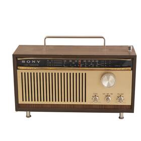 Tr-835 Sony Tabletop Transistor Am / Sw Radio Vintage 1960s Mid Century