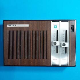 Tr-1835 Sony Tr1835 Vintage Am Transistor Radio 70 S Woodgrain Retro Slide Tune Works