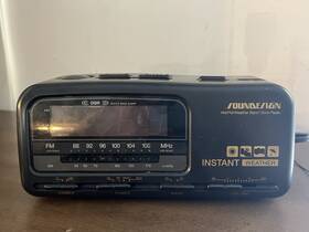 3665blk Soundesign 047532881936 Am/fm /weather Band Clock Radio Model No. Tested