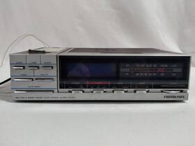 3744 Soundesign Vintage Dual Alarm Clock Radio # Wood Grain Needs Serviced Repai