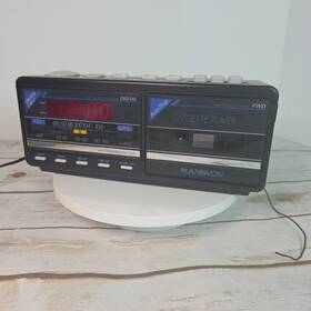3826bl Soundesign Vintage Am/fm Digital Radio Cassette Player