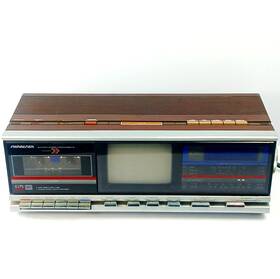 3951 Soundesign Vtg Sound Design Am/fm Alarm Clock Radio/cassette Recorder/tv Tested