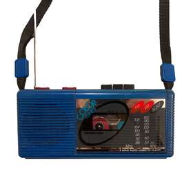 4603vbl Soundesign Vtg 4603 Vbl Color Tunes Portable Am/fm Radio Cassette Player Blue